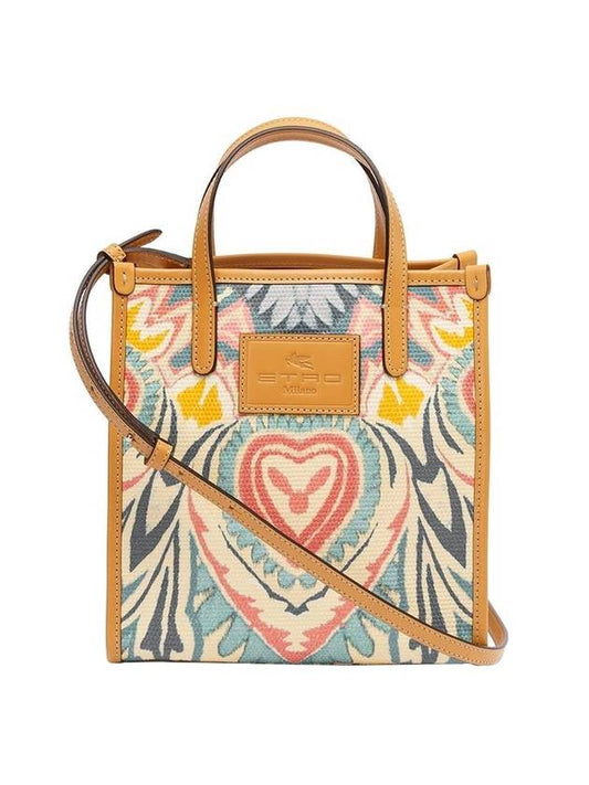 Globe Trotter Print Cotton Tote Bag - ETRO - BALAAN 1