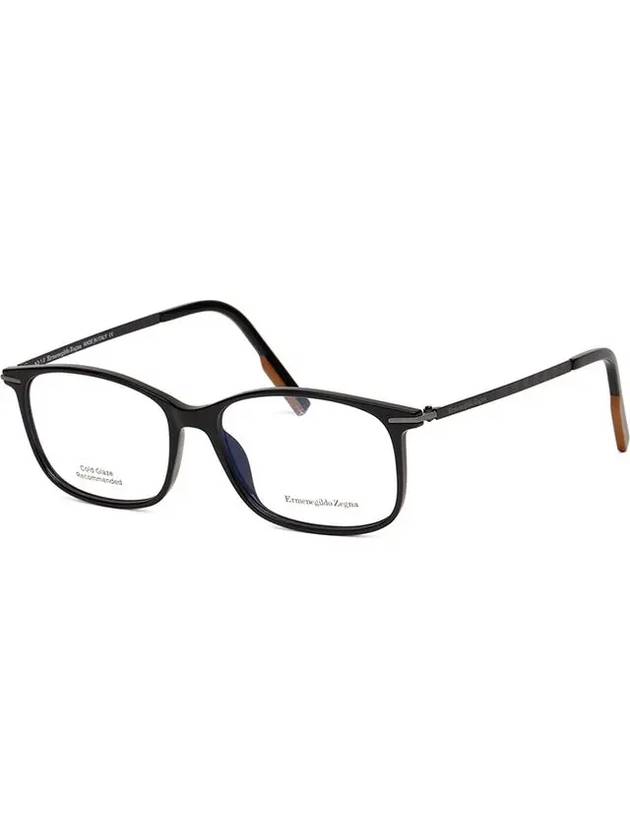 Zegna glasses frame EZ5172 001 slim horn frame ultra light - ERMENEGILDO ZEGNA - BALAAN 7