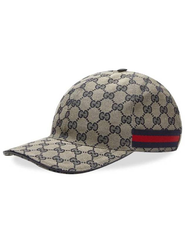 Canvas Web Ball Cap Brown - GUCCI - BALAAN 2