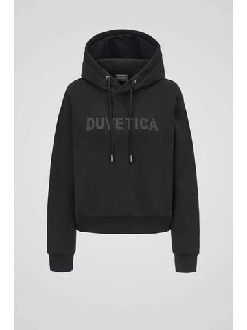 Cavazzo W HoodieBlackWomen s Training Top Black - DUVETICA - BALAAN 1