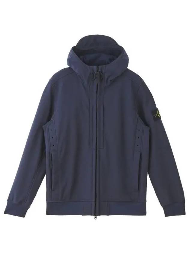 Soft Shell RE Dye Technology Hooded Jacket Navy - STONE ISLAND - BALAAN 2