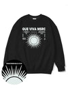 Viva MSRC White Overfit Sweatshirt Black - MONSTER REPUBLIC - BALAAN 3