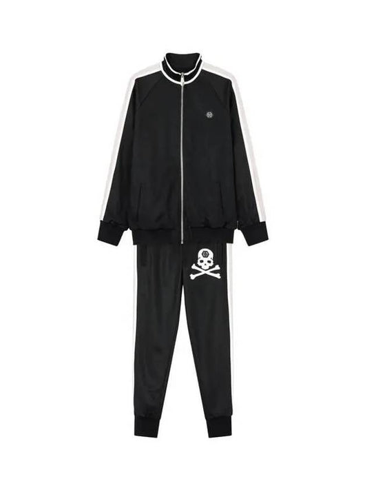 Men's color combination line skull tracksuit black 270195 - PHILIPP PLEIN - BALAAN 1