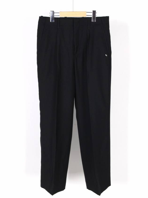 Burrowed Chino Pants Black Panama Wool M421BBPW - OUR LEGACY - BALAAN 1