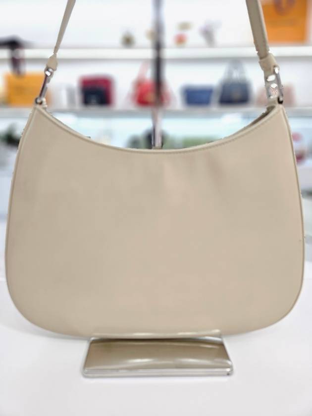 Cleo Brushed Beige Hobo Bag 1BC499 Z06 - PRADA - BALAAN 5