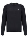 Logo Print Regular Fit Sweatshirt Navy - HUGO BOSS - BALAAN 2