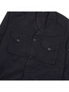 Logo Patch Cotton Long Sleeve Shirt Black - CP COMPANY - BALAAN 8