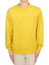 Metropolis Series Stretch Fleece Logo Sweatshirt Yellow - CP COMPANY - BALAAN 2