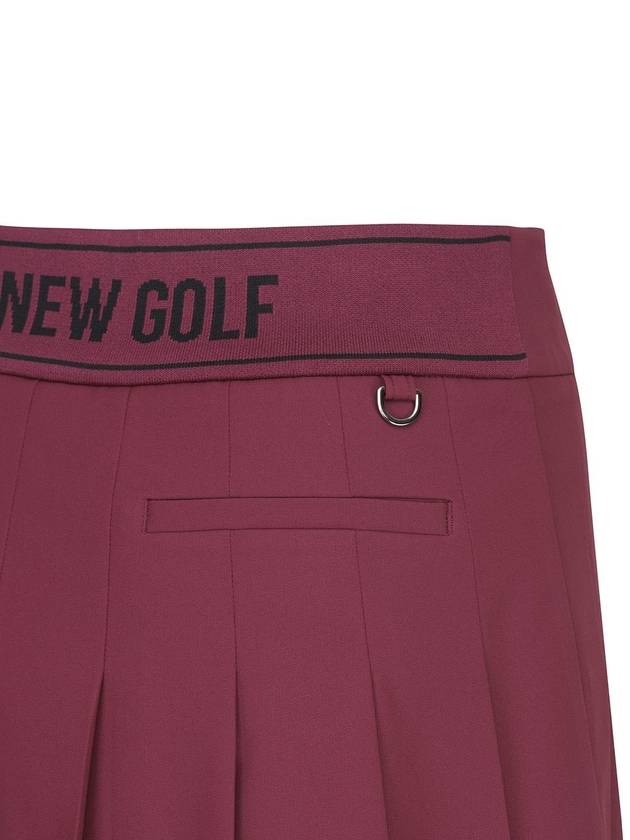 Official W LOGO BAND DOUBLE PLEATS SQ WI - ANEWGOLF - BALAAN 6