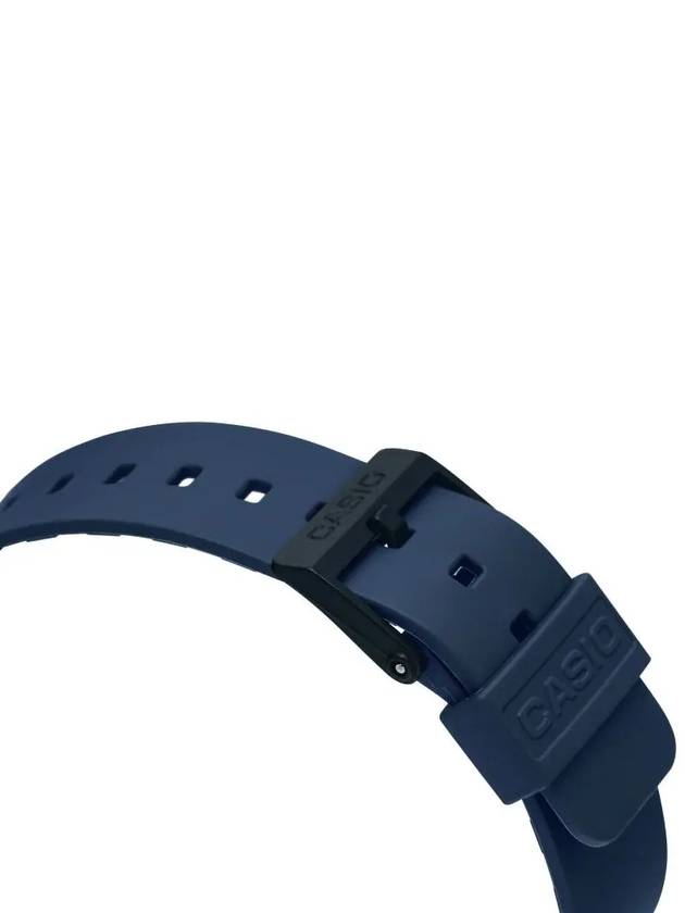 Silicone Analog Watch Black Navy - CASIO - BALAAN 4