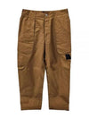 Shadow Cargo Straight Pants Brown - STONE ISLAND - BALAAN 2