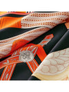 Lettres Equestre 90 Scarf Black - HERMES - BALAAN 3