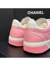 Women's Cotton Sneakers CC Logo Pink Jenny Sneakers - CHANEL - BALAAN 9