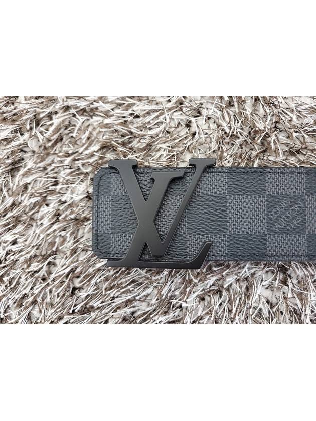 LV Initial Damier Graphite Belt 95 - LOUIS VUITTON - BALAAN 3