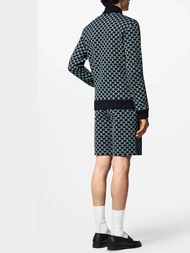 Double Face Cotton Jersey Shorts Navy - LOUIS VUITTON - BALAAN 8