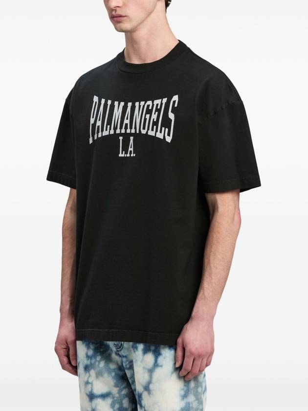 PALM ANGELS COLLEGE CLASSIC TEE - PALM ANGELS - BALAAN 4