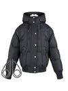 Troy Cloud Hooded Padded Black - MOOSE KNUCKLES - BALAAN 3