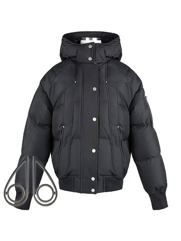 Troy Cloud Hooded Padded Black - MOOSE KNUCKLES - BALAAN 3