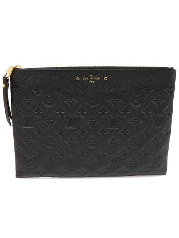 M62937 Black Monogram Empreinte Daily Pouch Clutch - LOUIS VUITTON - BALAAN 1