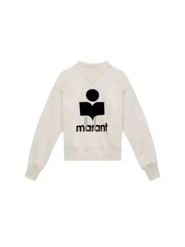 Moby Logo Print Sweatshirt Ecru - ISABEL MARANT - BALAAN 2