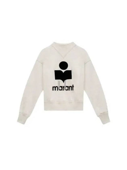 Moby Logo Print Sweatshirt Ecru - ISABEL MARANT - BALAAN 2