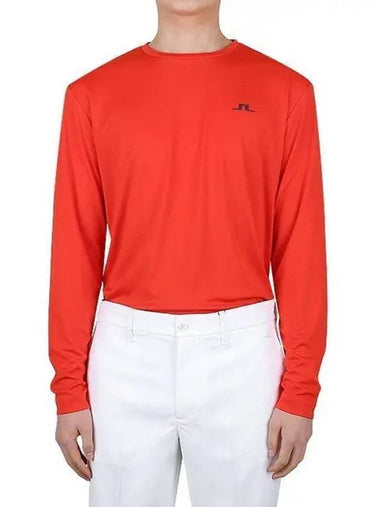 ADE Golf Long Sleeve T-Shirt Red - J.LINDEBERG - BALAAN 1