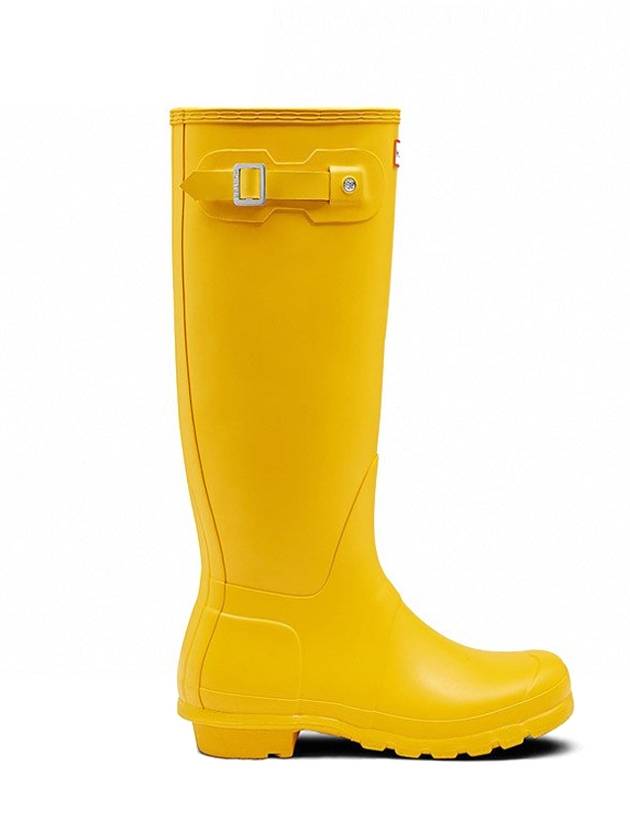 Women's Original Tall Rain Boots Yellow - HUNTER - BALAAN 1