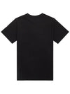 Rubberized Logo Short Sleeve T-Shirt Black - MONCLER - BALAAN 3