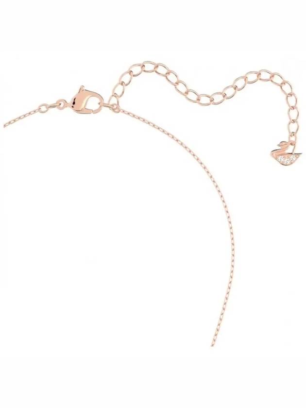 Hyperbola Infinity Heart Necklace Silver Rose Gold - SWAROVSKI - BALAAN 4