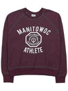 Wild Donkey Manitowoc Cotton Sweatshirt FR MANITOWOC DYED BURGUNDY - WILD DONKEY - BALAAN 9