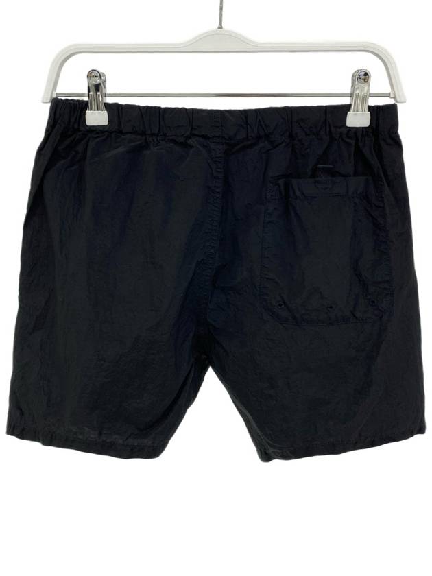 Logo Patch Swim Shorts Black - STONE ISLAND - BALAAN 4