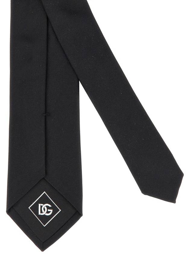 silk pointed tip tie GT149EG0UBZ - DOLCE&GABBANA - BALAAN 4