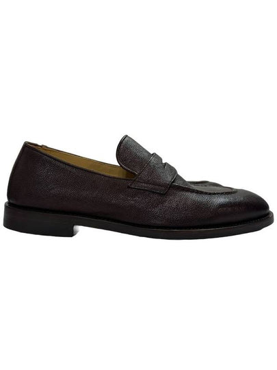 Fine Grain Calfskin Penny Loafers Brown - BRUNELLO CUCINELLI - BALAAN 2