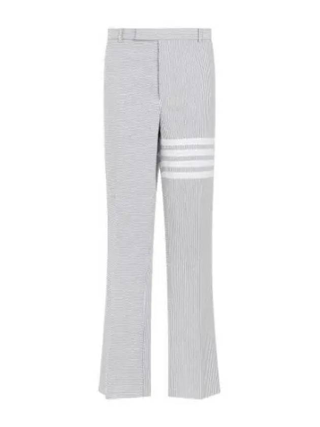 4 Bar Stripe Tailored Straight Pants Grey - THOM BROWNE - BALAAN 2