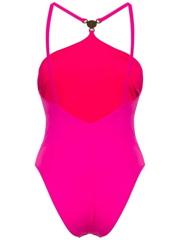 Medusa decorated halter neck one-piece swimsuit 10122311A08812 - VERSACE - BALAAN 3