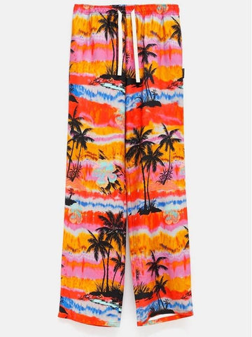 Psychedelic Palms Loose Pants - PALM ANGELS - BALAAN 1