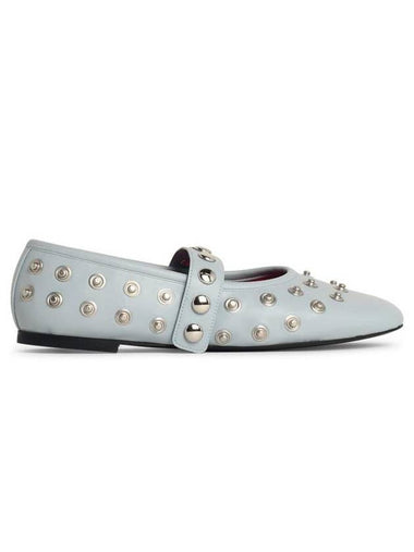 Stella McCartney Ballerina 'Ryder' In Eco Alter Mat Azzurra - STELLA MCCARTNEY - BALAAN 1