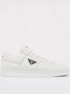 Logo Quilted Nappa Leather Low Top Sneakers White - PRADA - BALAAN 2