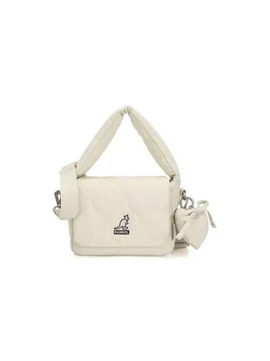 WH Quilted Mini Tote Bag 3962 Ivory - KANGOL - BALAAN 1