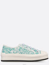 Walk NDior Toile De Jouy Sauvage Motif Platform Low Top Sneakers Aquamarina - DIOR - BALAAN 3