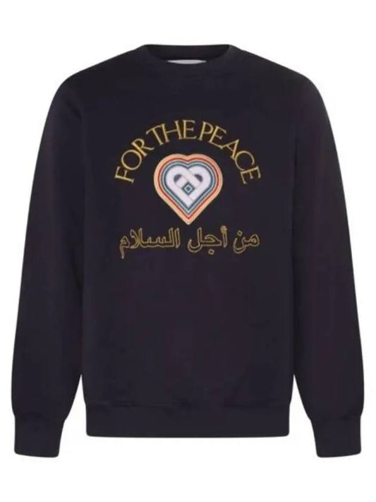 For The Peace Sweatshirt Navy - CASABLANCA - BALAAN 2