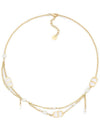 Petit CD Pearl Necklace Gold - DIOR - BALAAN 2