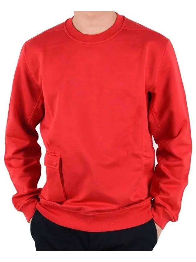 Shadow Project Pocket Sweatshirt Red - STONE ISLAND - BALAAN 4