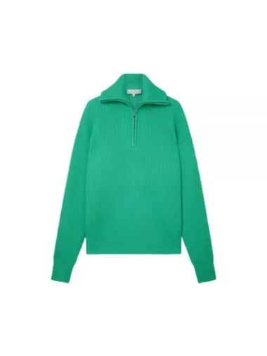 BOW HALF ZIP KNIT JADE 957 - STUDIO NICHOLSON - BALAAN 1