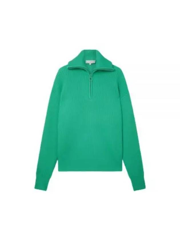 BOW HALF ZIP KNIT JADE 957 - STUDIO NICHOLSON - BALAAN 1