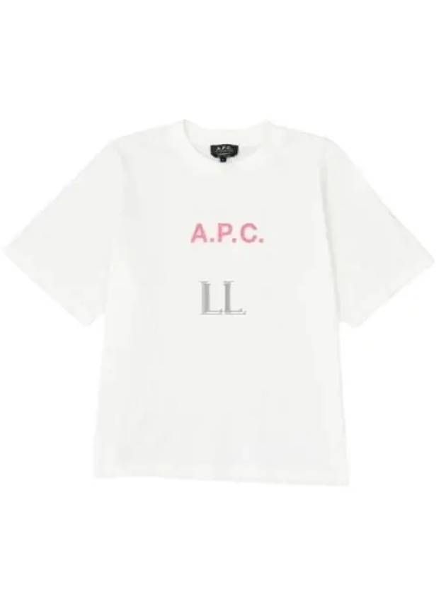 Mae Pique Mesh Short Sleeve T-Shirt White - A.P.C. - BALAAN 2