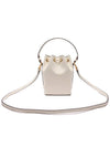 V Logo Signature Bucket Bag White - VALENTINO - BALAAN 5