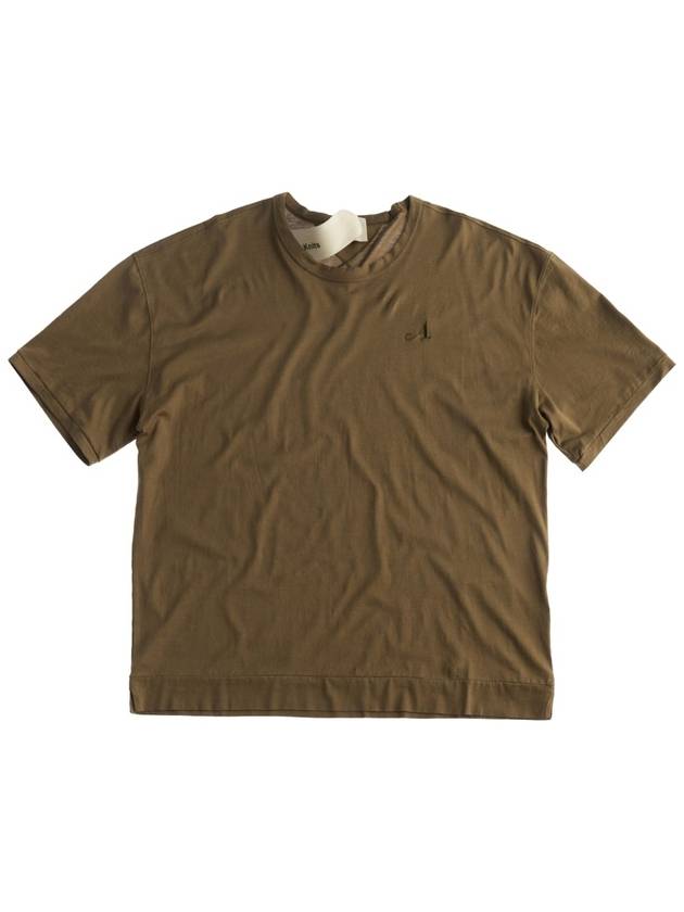 Short Sleeve T-Shirt 24CTCUH02208A06021 659 Brown - TEN C - BALAAN 2