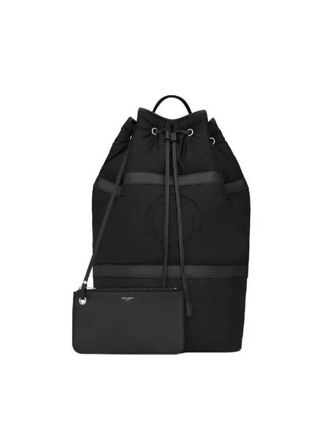 Rive Gauche Eco Nylon Cross Bag Black - SAINT LAURENT - BALAAN 2