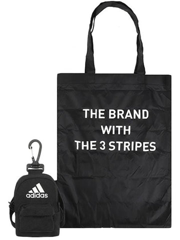 Ultra Mini Backpack And Packable Tote Bag Black - ADIDAS - BALAAN 1